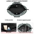 thumbnail image 3 of Blue Bigfoot Pattern Travel Tote Bags for Women Carry On,Large Weekender Bags for Women Travel,Multi Functional Duffle Bag for Work,Shopping,Sports, 3 of 5