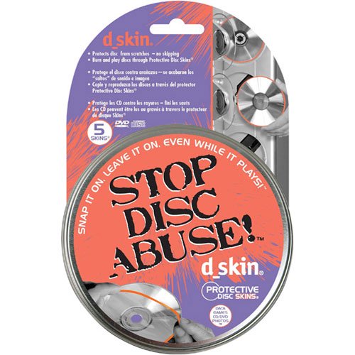 d_skin Protective Disc Skins, 5pack