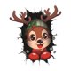 thumbnail image 2 of ¡Oferta Exclusiva!, Adhesivo navideño para ventana 2025 Adhesivo para ventana con diseño de Papá Noel, muñeco de nieve y nieve Akmoler, 2 of 8