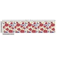 thumbnail image 2 of Ambesonne Poppy Flower Fabric by the Yard Upholstery, Summer Bees Flowers, 1 Yard, Multicolor, 2 of 4