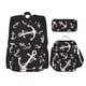 thumbnail image 1 of Disketp Anchor Mochila Estampada de Gran Capacidad con Lonchera y Estuche, Set de 3 Piezas para Estudiantes, 1 of 7