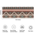 thumbnail image 3 of Boho Blue Pixel Ethnic Pattern Bathroom Rugs Mat,Non Slip Microfiber Bathroom Rug,Rubber Backing,Soft Bathroom Mats for Bathroom Floor,Tub and Shower,47x17in(120x43cm), 3 of 5