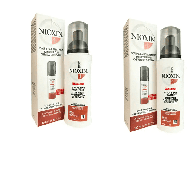 Nioxin 4 Scalp & Hair Treatment System 3.38 oz 2 pack