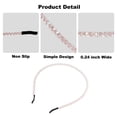 thumbnail image 4 of Unique Bargains Rhinestone Headband Faux Crystal Hair Hoop Hairband for Women Pink, 4 of 7