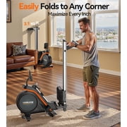 YOSUDA Magnetic Rowing Machine 350 lbs Weight Capacity - Foldable Rower for Home Use with LCD Monaitor, Tablet Holder and Comfortable Seat Cushion