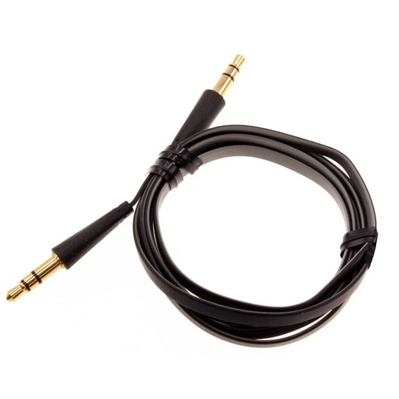 3.5mm Aux Cable Adapter Car Stereo Aux-in Audio Cord Speaker Jack Wire Black L5J for Acer Liquid Jade Primo - Alcatel Onyx, Insight, Apprise, Jitterbug Smart, Avalon V, Go Flip V, My Flip 2 4G