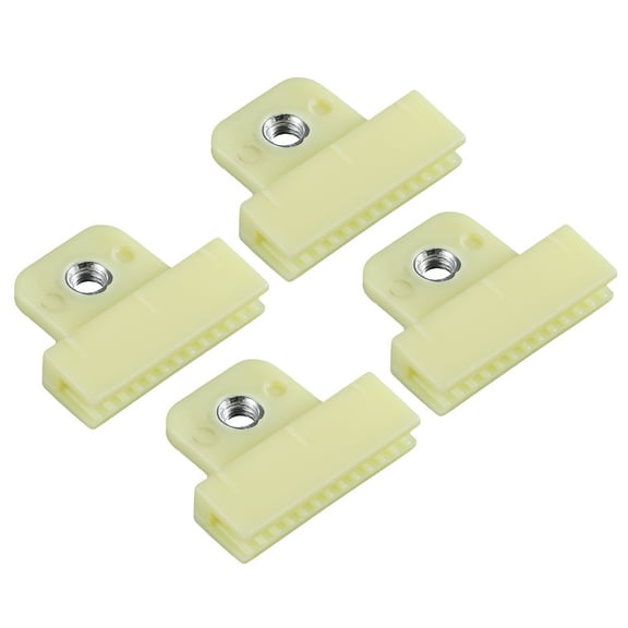 4 Pcs Car Window Door Glass Channel Retainer Clip 1.57"x1.30"x0.39" Glass Regulator Holder Sash Clip