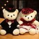 thumbnail image 3 of Venta caliente pareja boda oso de peluche romántico muñeco de peluche juguetes regalo de Navidad novia y novio para los amantes, 3 of 5