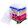 thumbnail image 4 of Greenadscape 100Pcs Mini Drawstring Pouch for Jewelry Package Pouch Craft Projects Assorted .7x3.9in, 4 of 8