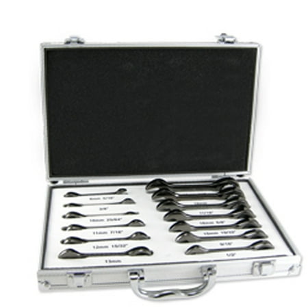 - 13 Piece Duometric Stubby Gear Wrench Set Ratcheting Ratchet Combo Tool