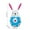 Blue, variant on Inflatable Easter Bunny Egg Balloon - Outdoor Yard Decoration Bunny Egg Lawn Ornament, Inflating Easter Decor for Garden and Party Display