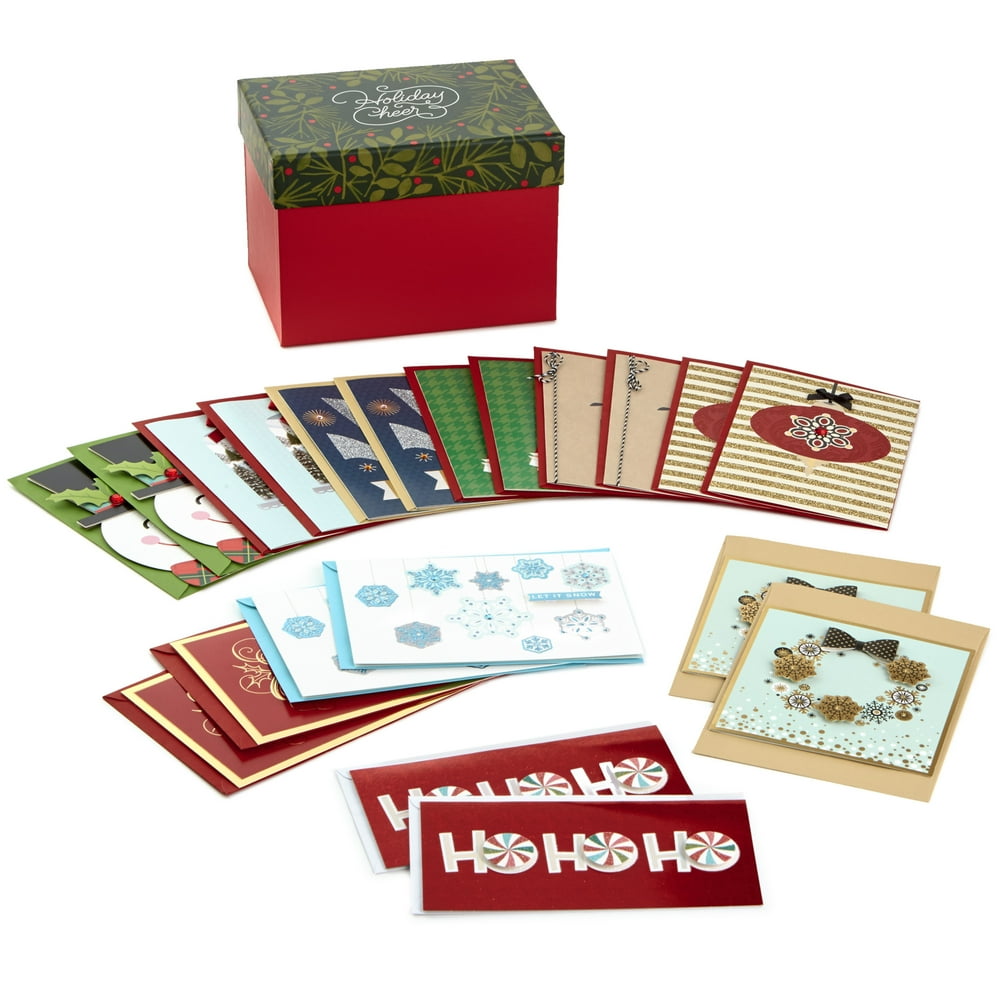 Hallmark Boxed Handmade Christmas Cards Assortment (Set of 20 Special