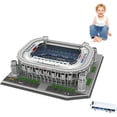thumbnail image 4 of Puzzle 3D para el estadio de fútbol Santiago Bernabéu, regalo de recuerdo, 4 of 7