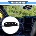 thumbnail image 2 of Unique Bargains Cubierta para salpicadero de consola central de coche compatible con Dodge para Ram 2002-2005 protectora de poliéster negro, 2 of 7