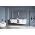 thumbnail image 3 of Wall Hung Bathroom Vanity Cabinet | Double Sink Fit, Maximizes Bathroom Space | High - quality ABS, Steel, Wood & PVC | Frees Floor Space for Easy Cleaning, 3 of 6
