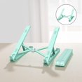 thumbnail image 1 of Soporte para computadora portátil plegable Base de soporte vertical Ligero Antideslizante Ergonómico Aleación uminio Portátil para viajes Soledad Soporte para portátil plegable, 1 of 10