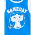 thumbnail image 6 of Stitch Girls Graphic Game Day Tee with Short Sleeves, Sizes 4-16, 6 of 6