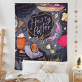 thumbnail image 2 of Tapiz de pared grande con estampado de paisaje de Harry Potter y la varita mágica, alfombra de pared hippie con tarot para colgar en la pared, decoración del hogar para dormitorio, 2 of 5