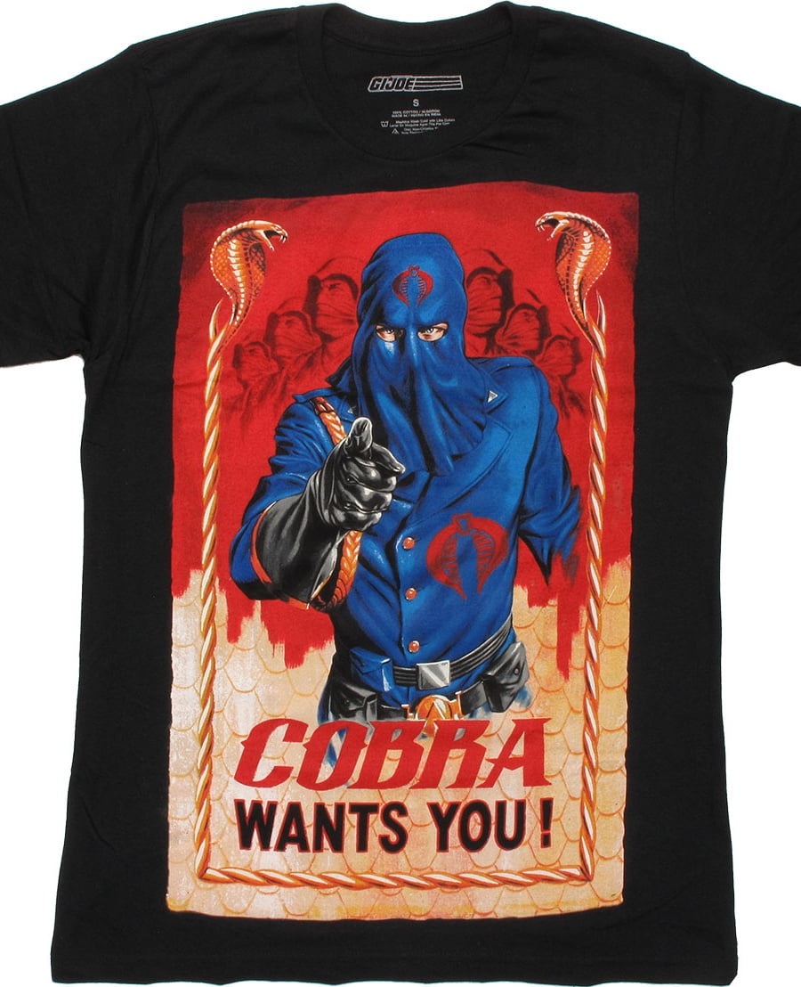 Download G I Joe Gi Joe Cobra Wants You T Shirt Sheer Walmart Com Walmart Com