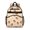 Pug and Dots Pink Pattern, variant on Border Collie and Floral Blue Pattern Cute School Backpack Bag for School with Padded Back and Adjustable Shoulder Straps 15.25"x11.5"x5.25"