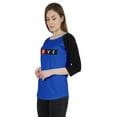 thumbnail image 4 of Inkmeso Women Raglan 3/4th Sleeve Tshirt&nbsp;Valentine's Day&nbsp;Gift Quote Love Graphic Top, 4 of 9