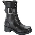 thumbnail image 1 of Women's Harley-Davidson Jammie 8" Mid Calf Boot Black 7.5 M, 1 of 6