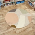 thumbnail image 4 of 14X14 Area Rug, Hallway, Living room, Round Carpet, Geometric Design, Hand Tufted Rugs, 4 of 7