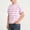 Pink, variant on Fnooota Boys Cotton T-shirts, Summer Short Sleeve Casual Stripe Kids Summer Tops Green Size 14