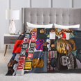 thumbnail image 5 of Blanket Michael Actors B. Jordans Throw Flannel Blankets Warm Soft Cozy Fuzzy Air Conditioning Blanket for Living Room Sofa Bed Gift Blankets for All Seasons 30"x40", 5 of 6