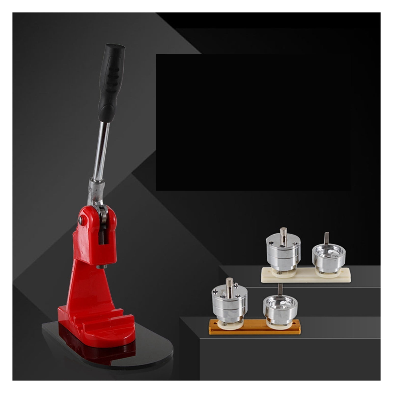 Button Badge Maker Machine 32mm (1.26in) DIY Round Pin Maker Kit Button Maker Press Machine With Ergonomic Design