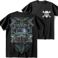 thumbnail image 5 of T-shirt Homme Été Imprimé Boussole Rétro Harajuku Mode de Rue Manches Courtes Style Hip Hop Chemise 3DT, 5 of 5