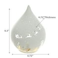 thumbnail image 4 of Led Teardrop Glass Stand (Santa On A Sleigh) (White) - Set of 2, 4 of 4