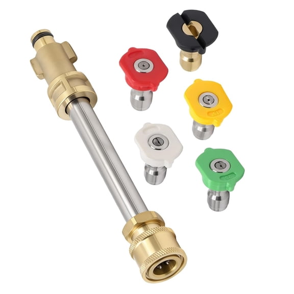 GUYUTING 4000 PSI Pressure Washer Adapter With 5 Nozzle Tips Universal Fit For Sun Joe SPX Series Most Pressure Washers