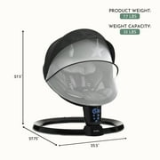SootheSway Swing by Evolur, Black