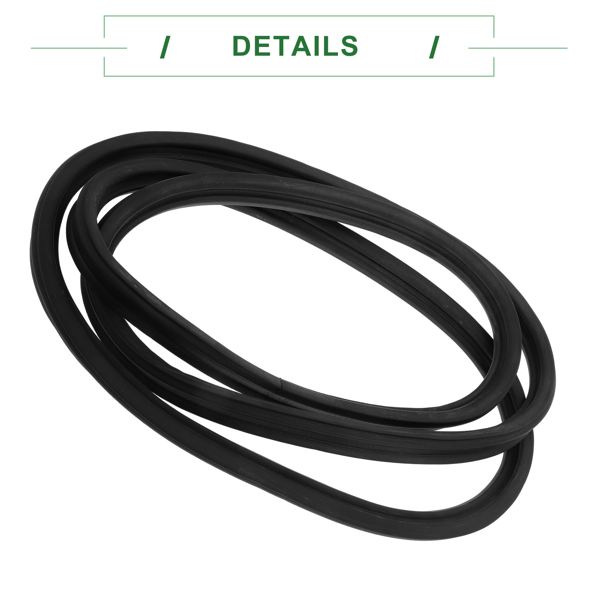 Unique Bargains Rear Trunk Lid Seal Gasket for Honda Civic FD 2006-2011 Rubber Black