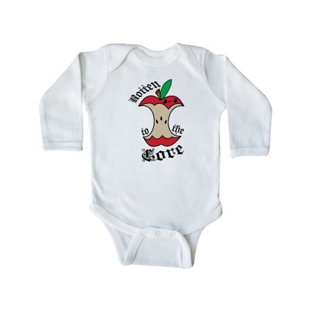

Inktastic Rotten to the Core Gift Baby Boy or Baby Girl Long Sleeve Bodysuit