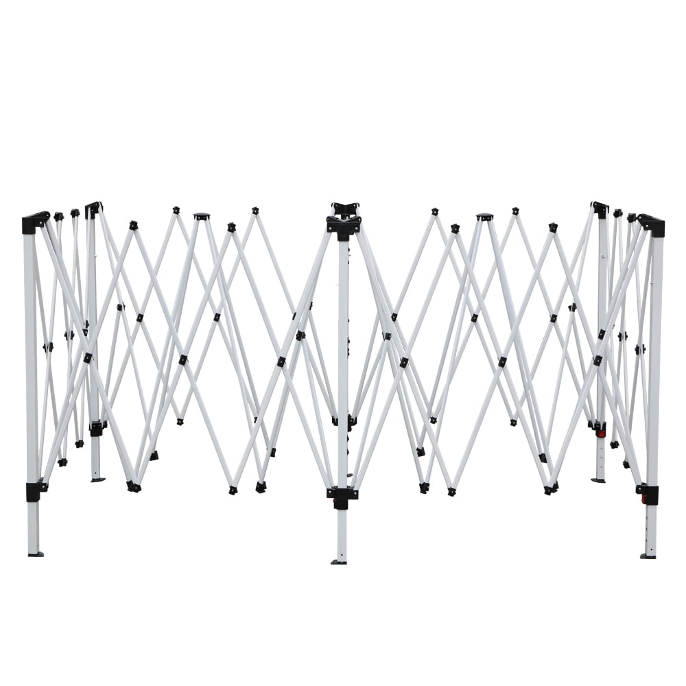 Kadyn Outdoor Gazebo Canopy, 10' x 20' practical waterproof folding tent with four-window, Wedding Party Tent for Outside, White Kadyn Outdoor Gazebo Canopy, 10' x 20' practical waterproof folding tent with four-window, Wedding Party Tent for Outside, White