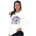 thumbnail image 5 of Betty Boop Retro Cartoon US Sassy Women's Long Sleeve T Shirt Brisco Brands S, 5 of 6