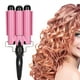 thumbnail image 4 of Rizador de Pelo Rizador de Pelo Eléctrico de 3 Barriles para Cabello Húmedo y Seco 110-240V, 4 of 7