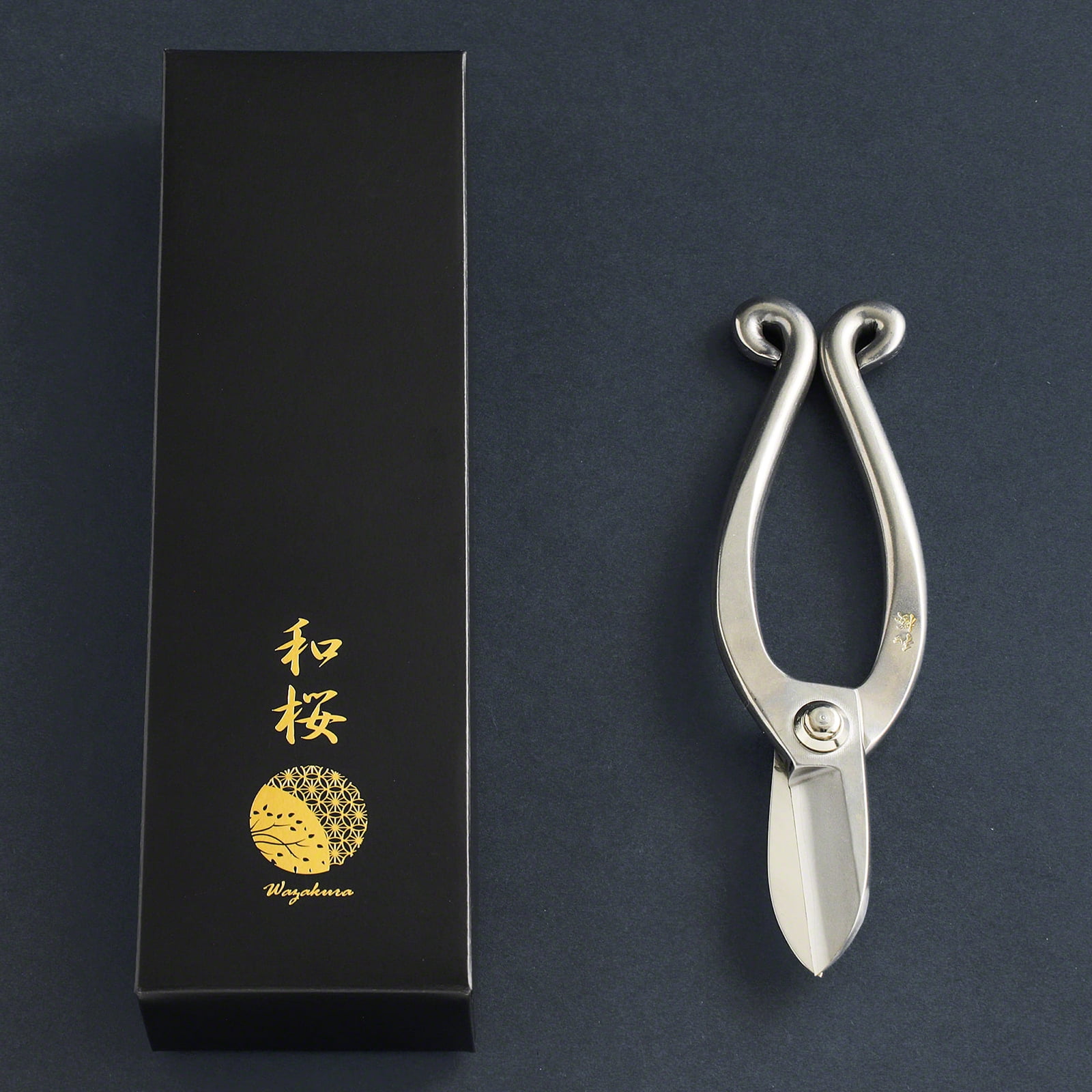 Wazakura Made in Japan Yasugi Stainless Steel Ikenobo Floral tool Scissors 6.5"
