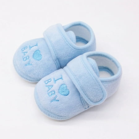 

YOHOME Newborn Baby Girls&Boys Soft Shoes Soled Loving Letter Print Footwear Crib
