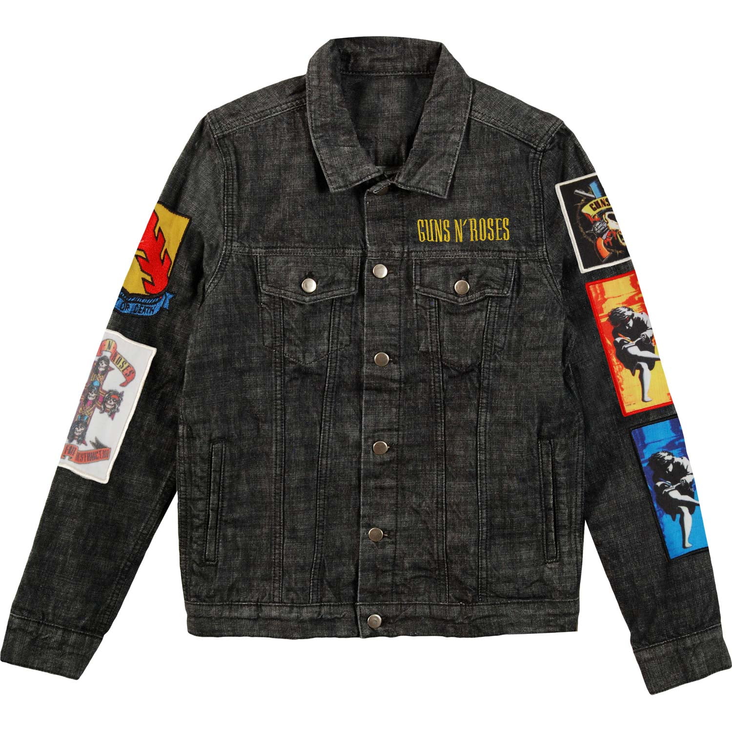 guns n roses jeans jacket