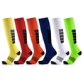 thumbnail image 3 of Alkepwun Compression Socks for Flying Men's and Women's Fitness Sports Massage Design Jumping Rope Yoga Calf Socks Running Sports Protective Muscle-Support Keen Socks, 3 of 3