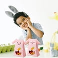 thumbnail image 7 of 12pcs Easter Bunny Paper Bags Rabbit Shape Candy Box Easter Party Favor Cute Bunny Paper Packaging Box Easter Party Decor Supplies, 7 of 7