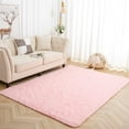 thumbnail image 7 of Softlife Super Soft Shaggy Area Rugs For Living Room Fluffy Carpets For Bedroom Home Decor,5.3'X7.5',Pink, 7 of 7