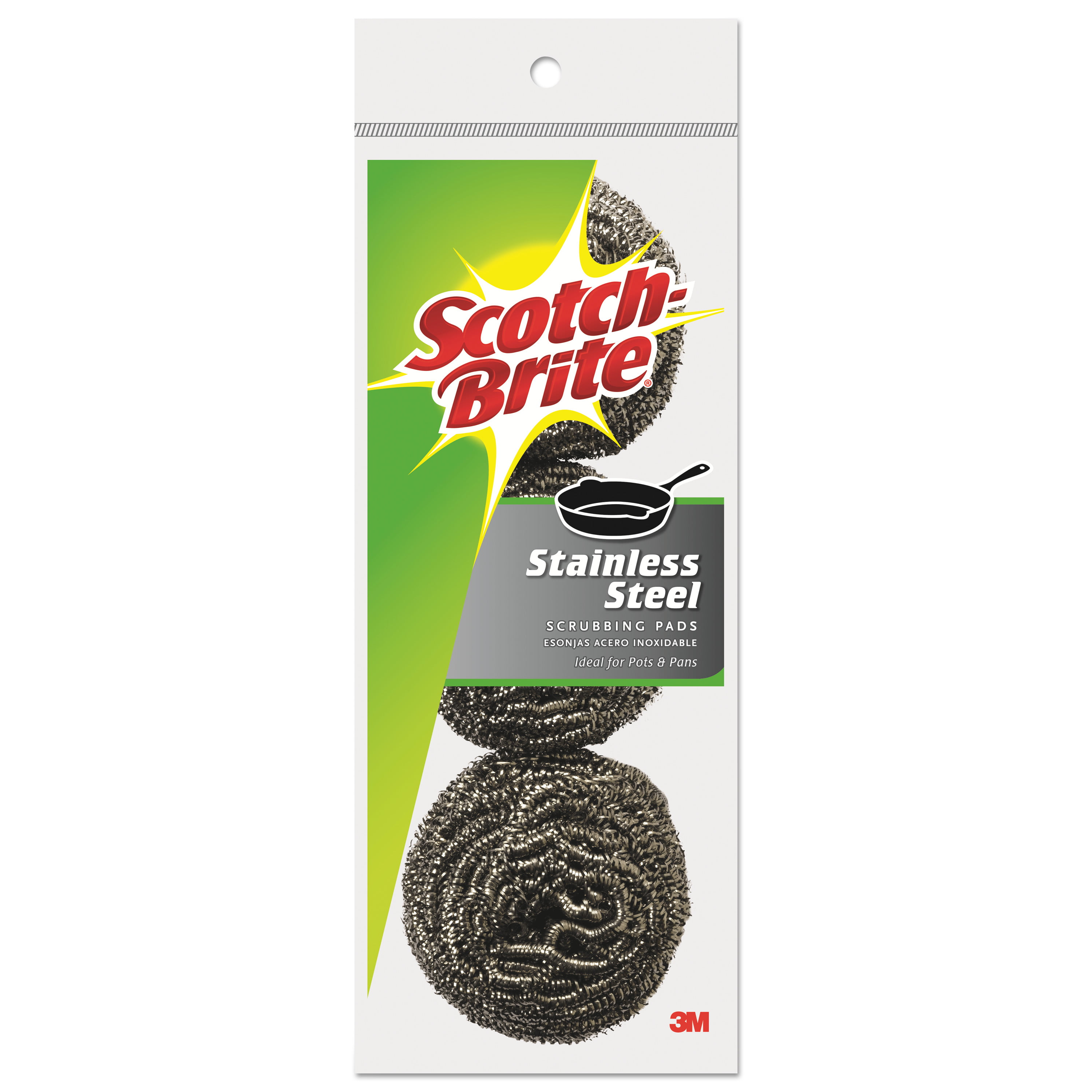 Household Cleaning Supplies M Scotch Brite Stainless Steel Scouring Pad Pads Piece Home