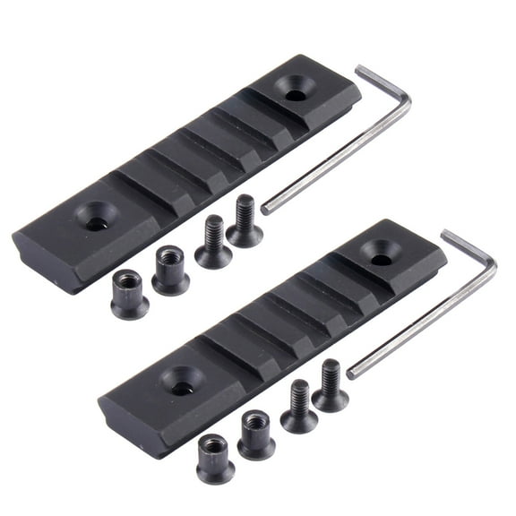 TACFUN 2PCS Keymod 5 slots (3") aluminum picatinny rail Section LightWeight