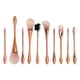 thumbnail image 1 of Cosmetic Brush, Nylon Hair Rose Gold 10Pcs Makeup Brushes, For Home Nail Salon, 1 of 8