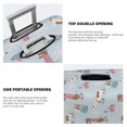 thumbnail image 3 of Fuzoiu Cute Snowflake Dachshund Print Suitcase Cover,Washable Luggage Covers for Suitcase,Elastic Luggage Protector Cover,Scratch Resistant Travel Suitcase Covers-Large, 3 of 7