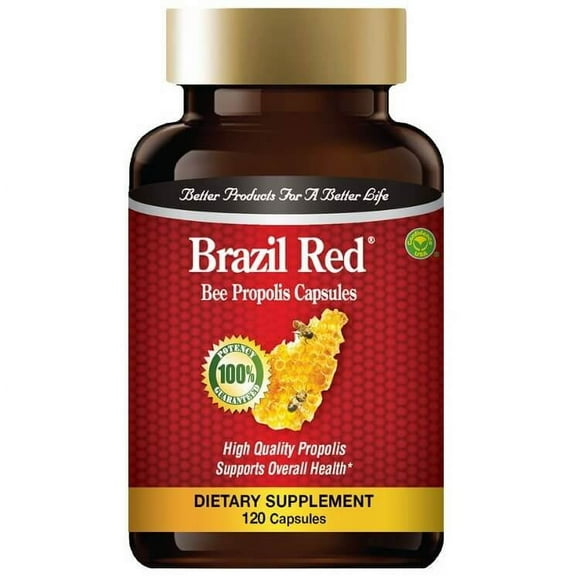 Brazil Red Bee High Concentrate Propolis (120 Capsules)